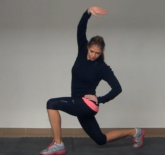 Image result for hip flexor lunge side stretch