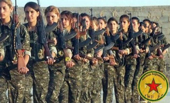 Image result for women's kurdish soldiers  hands over hearts