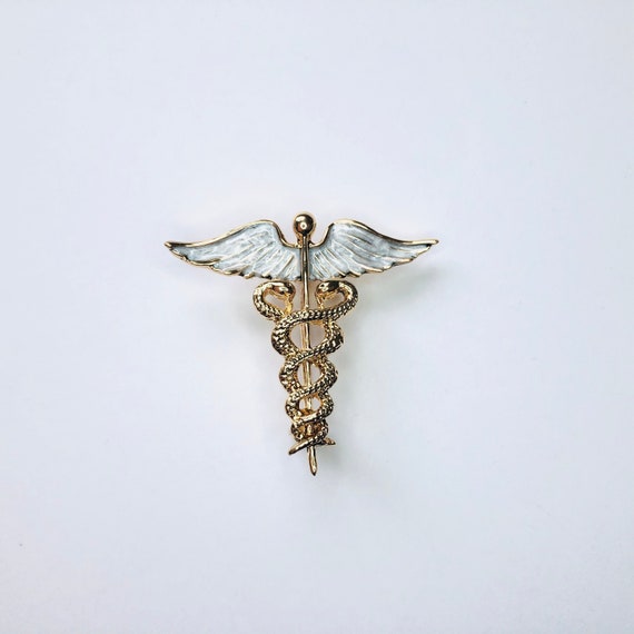 Staff of Hermes Caduceus Medical Doctor Symbol of Medicine Medical Snakes  Wings Greek Mythology Brooch Lapel Surgery Student Gift A1432 - Etsy  Nederland