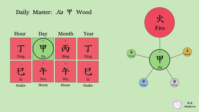 [Bazi Basic: 3] 3 Major Factors in Reading Bazi. (Part 1. Daily Master and  Dominant Energy)